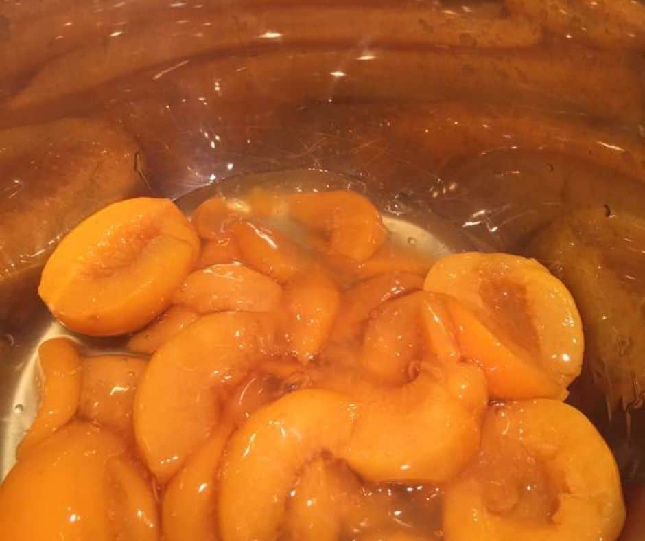 Instant Pot Peach Cobbler