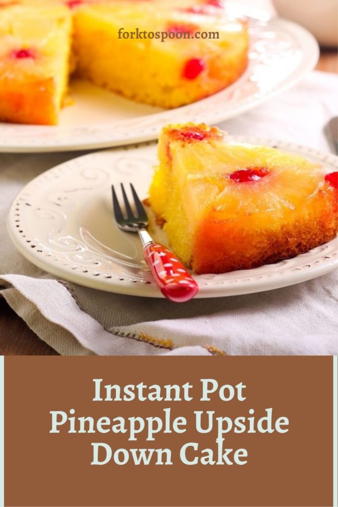 Instant Pot Pineapple Upside Down Cake