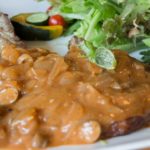 Instant Pot Pork Chops in Mushroom Gravy
