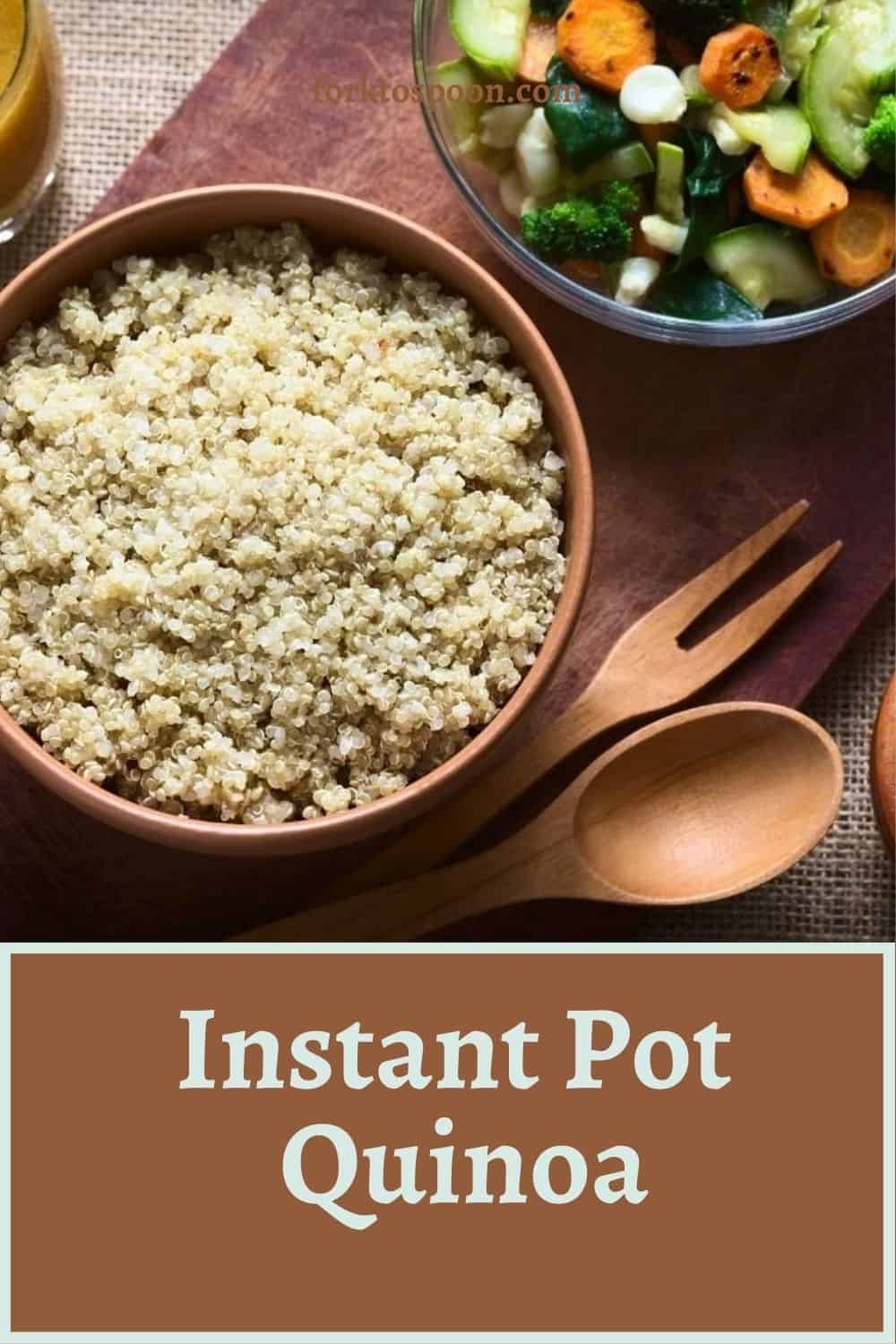 Instant Pot Quinoa - Fork To Spoon