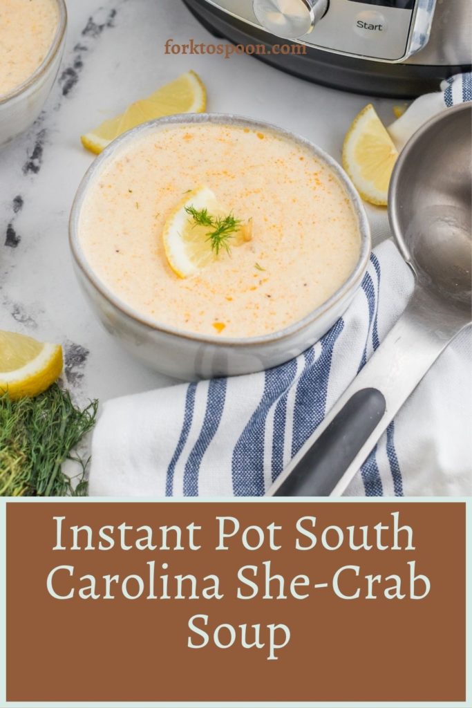 Instant Pot South Carolina She-Crab Soup