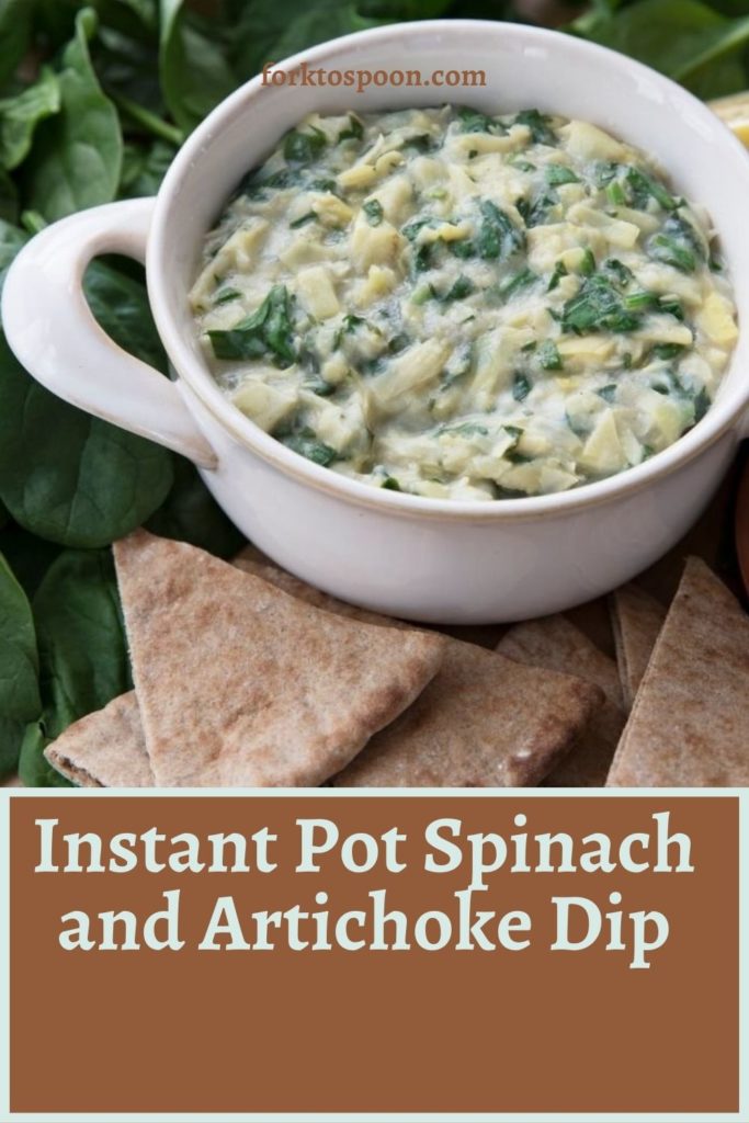 Instant Pot Spinach and Artichoke Dip 