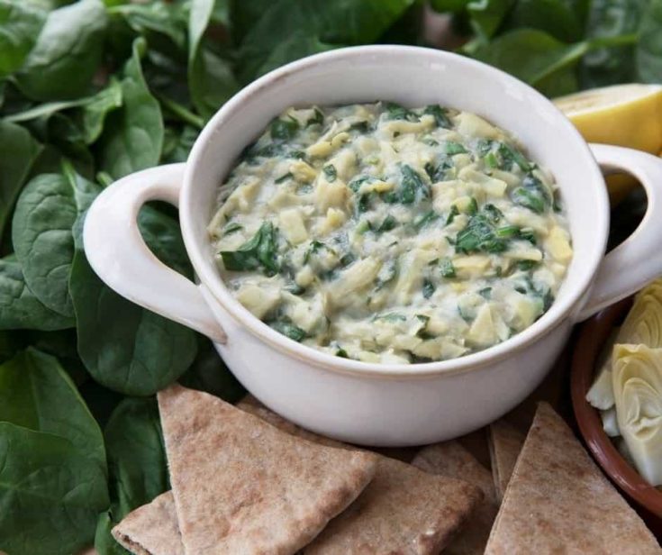 Instant Pot Spinach and Artichoke Dip