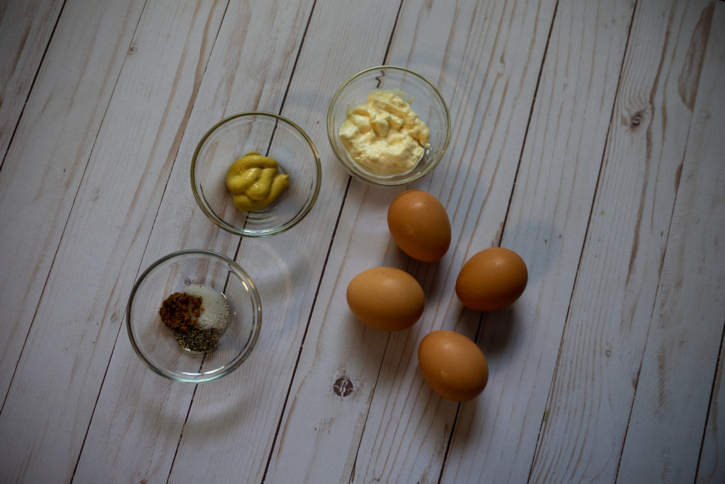 Ingredients Needed For Air Fryer Curried Deviled Eggs