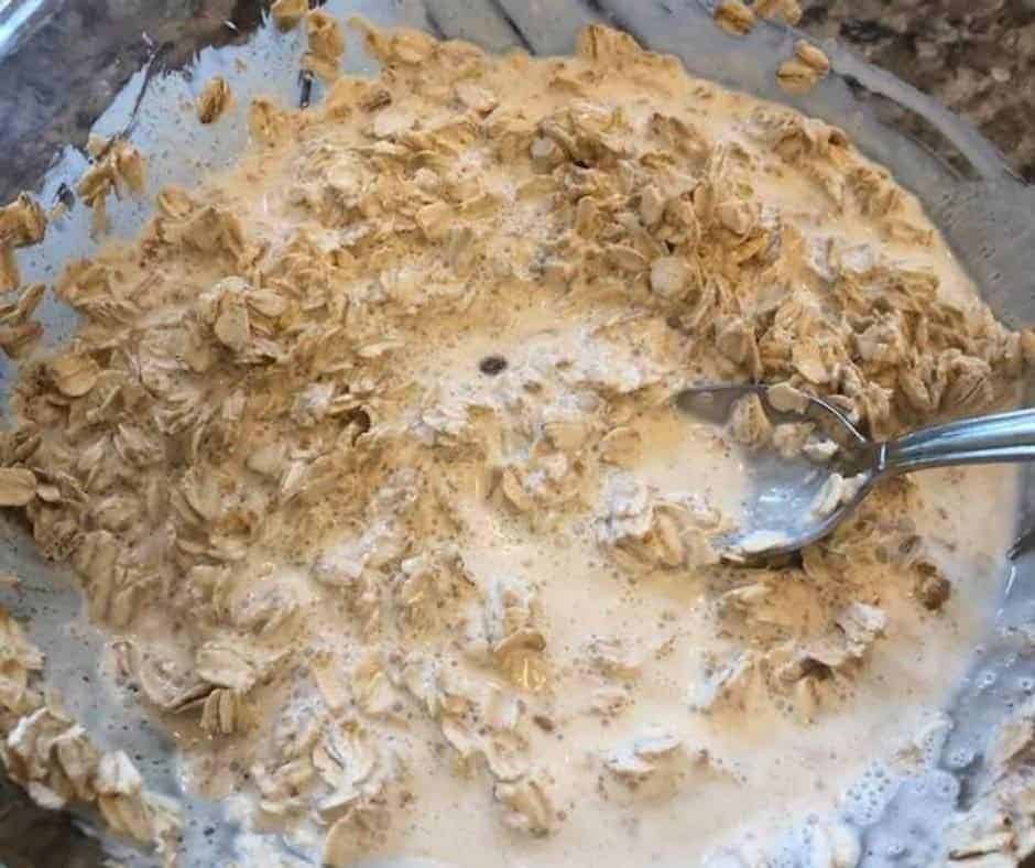 Mix Heavy Cream with Oats