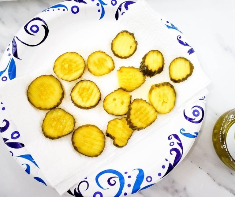 Air Fryer KETO Cheesy Pickles Fork To Spoon