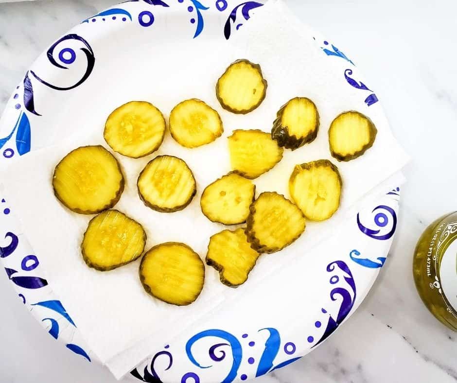 Air Fryer KETO Cheesy Pickles