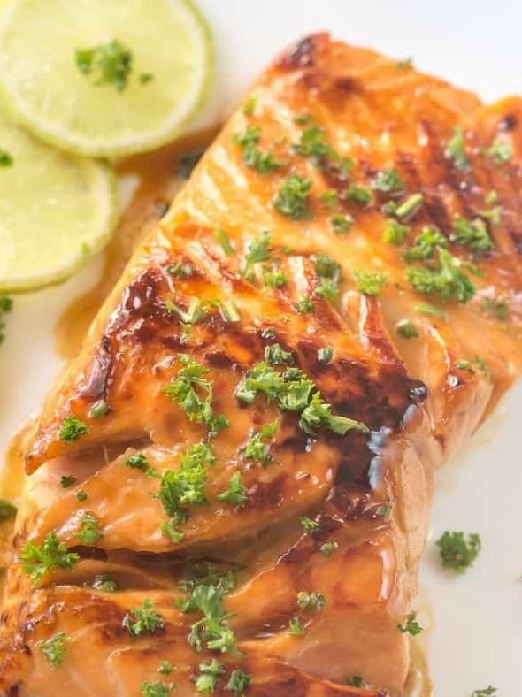 Air Fryer Keto Garlic Butter Salmon - Fork To Spoon