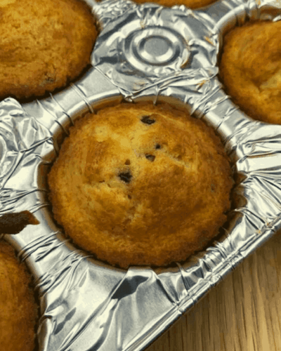 Air Fryer Betty Crocker Chocolate Chip Muffins