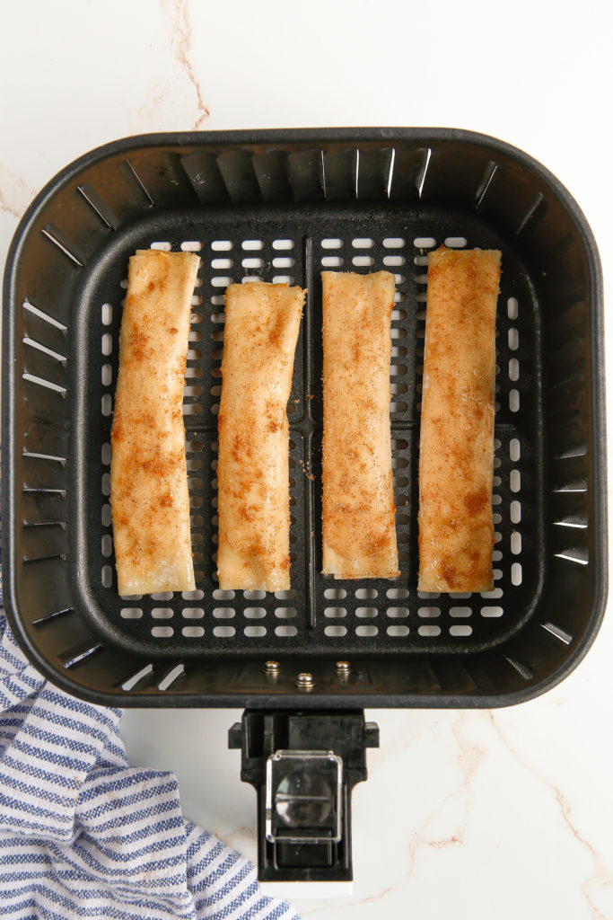 Air Fryer Pumpkin Cheesecake Egg Rolls