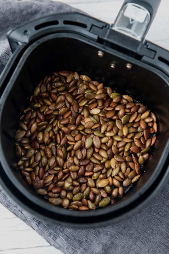 pepita seeds in air fryer basket