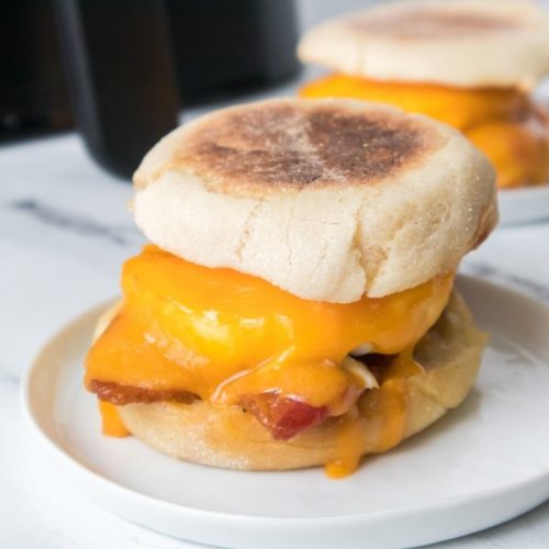 Air Fryer Copycat McDonald's Egg McMuffin Fork To Spoon