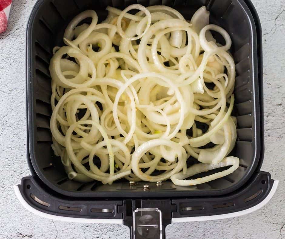 Air Fryer Caramelized Onions