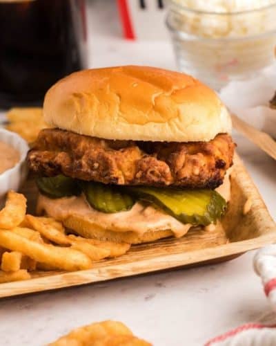 Air Fryer Chicken Sandwich (Chick-fil-A Copycat)