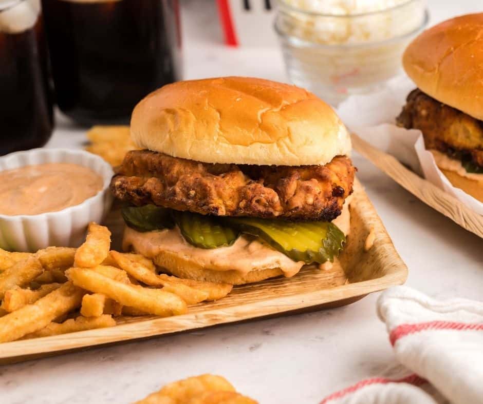 Air Fryer Chicken Sandwich (Chick-fil-A Copycat) 