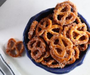 Air Fryer Cinnamon Sugar Pretzels