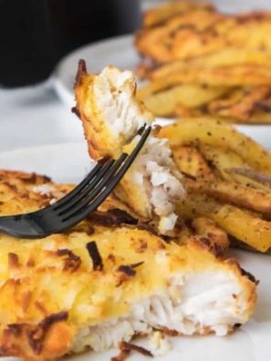 Air Fryer Coconut Crusted Tilapia