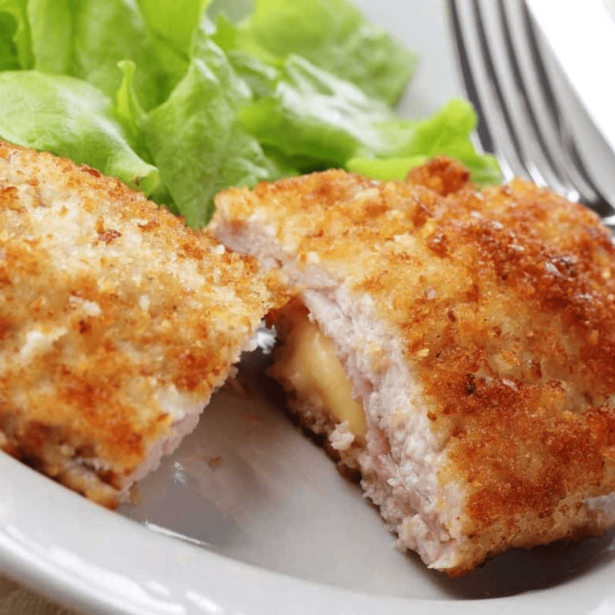 Air Fryer Chicken Cordon Bleu - Healthyish Foods
