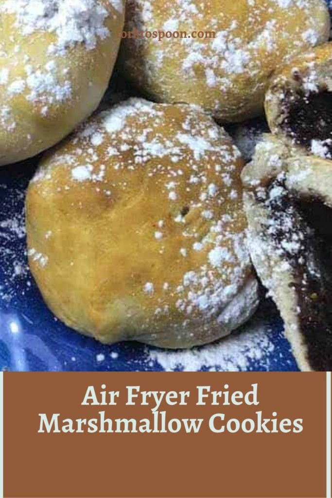 Air Fryer Fried Marshmallow Cookies