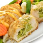 Air Fryer Frozen Stuffed Chicken Breast With Broccoli And Cheese