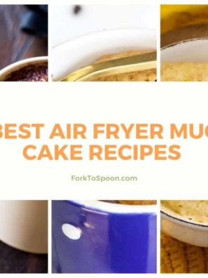 Air Fryer Almond Cake Story - Fork To Spoon