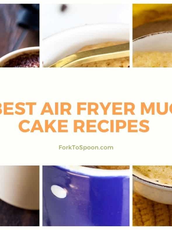 Air Fryer 4 Ingredient Apple Cake Fork To Spoon