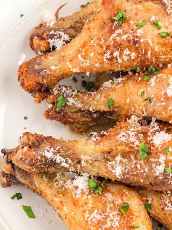 Air Fryer Frozen Chicken Drumsticks - Fork To Spoon