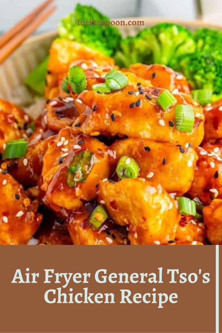 Easy Air Fryer General Tso Chicken - Fork To Spoon