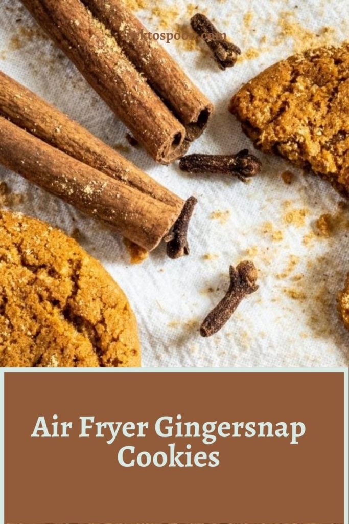 Air Fryer Gingersnap Cookies