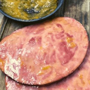 Air Fryer Glazed Ham Steaks
