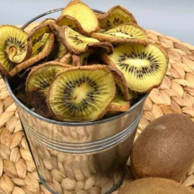 Air Fryer Kiwi Chips