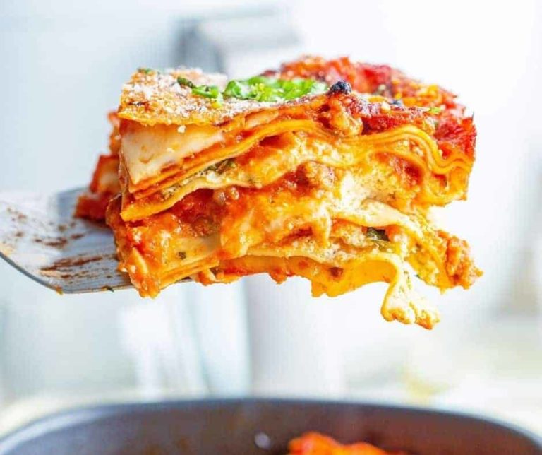 Air Fryer Lasagna - Fork To Spoon