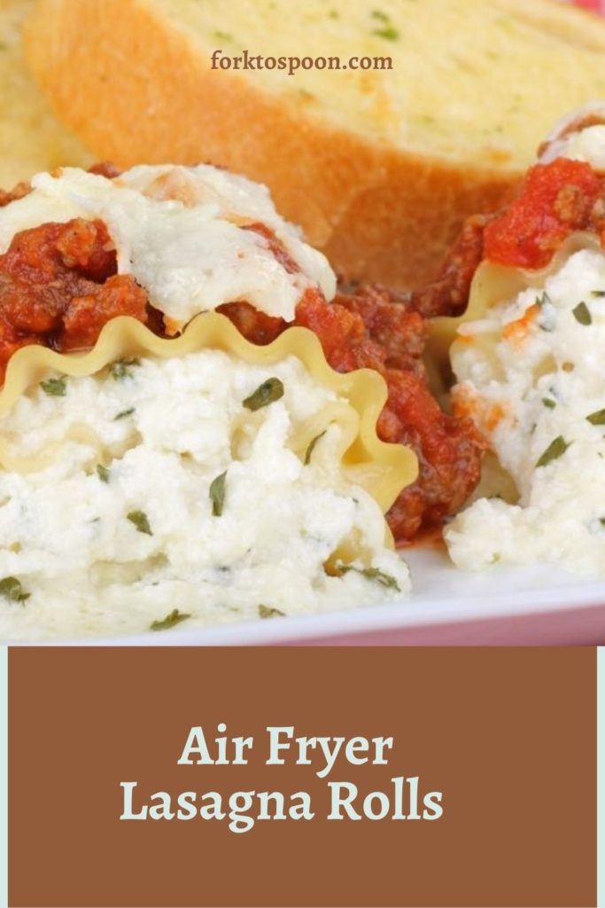 Air Fryer Lasagna Rolls  