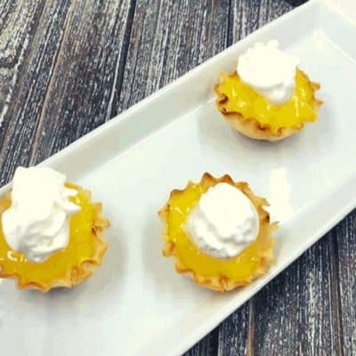 Air Fryer Mini Lemon Tarts