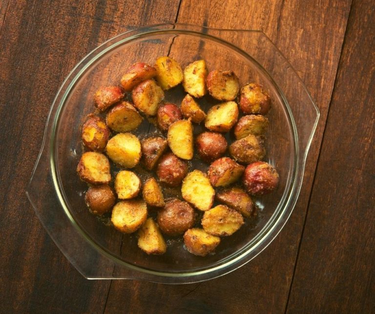 Air Fryer Lipton Onion Oven Roasted Potatoes Fork To Spoon