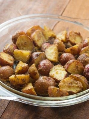 Air Fryer Lipton Onion Oven Roasted Potatoes -- Onion Oven Roasted Potatoes are a delicious side dish that you can whip up in just minutes. We all know how tasty oven-roasted potatoes are, but now there is an even easier way to make them