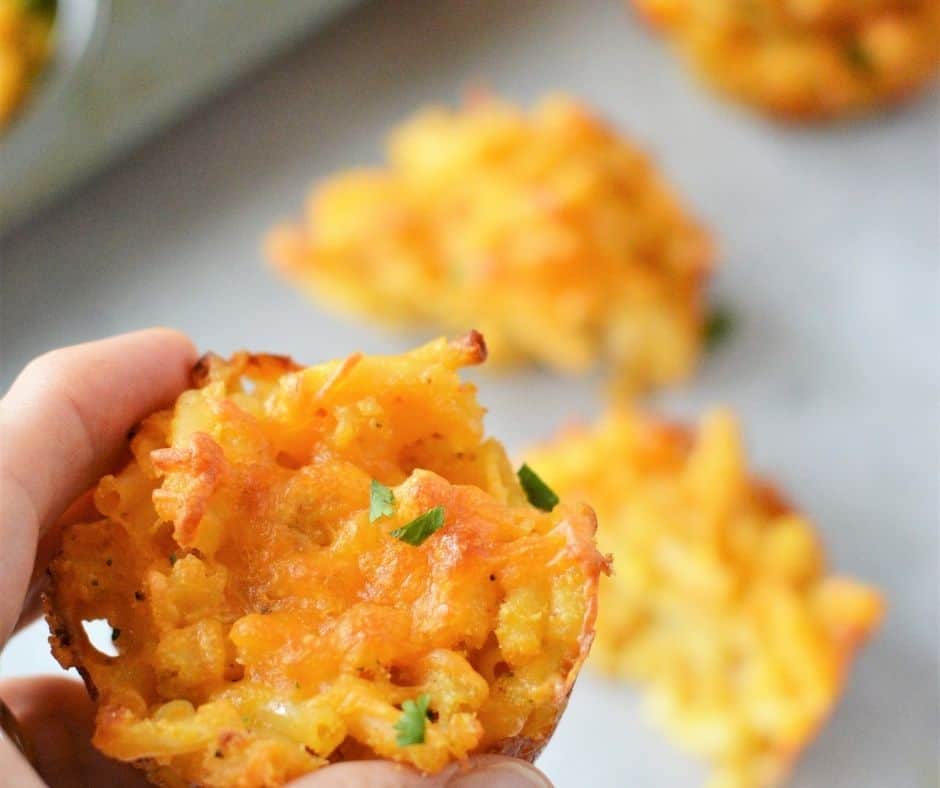 Air Fryer Macaroni and Cheese Muffins