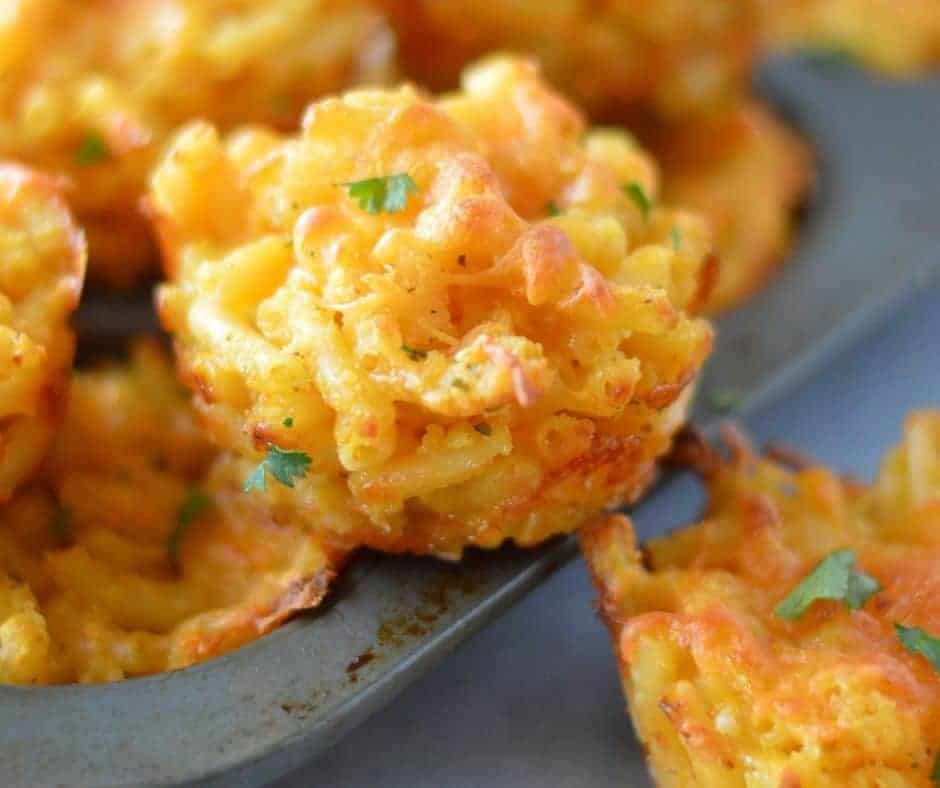 Air Fryer Macaroni and Cheese Muffins