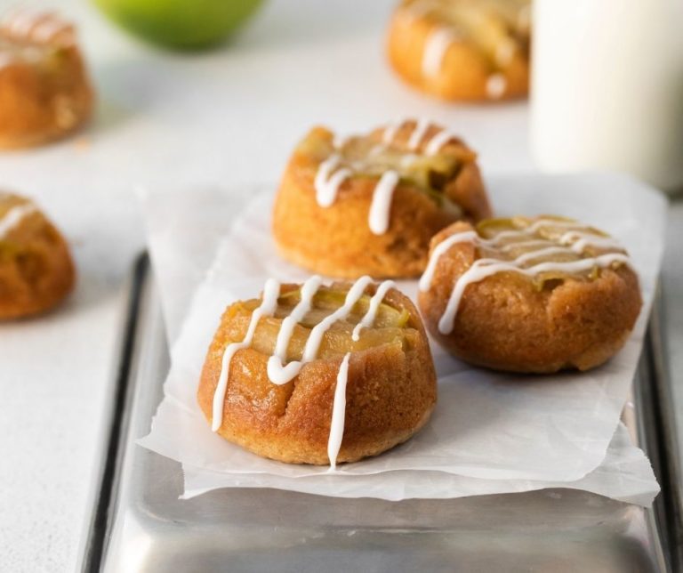 Air Fryer Mini Apple Cakes Fork To Spoon