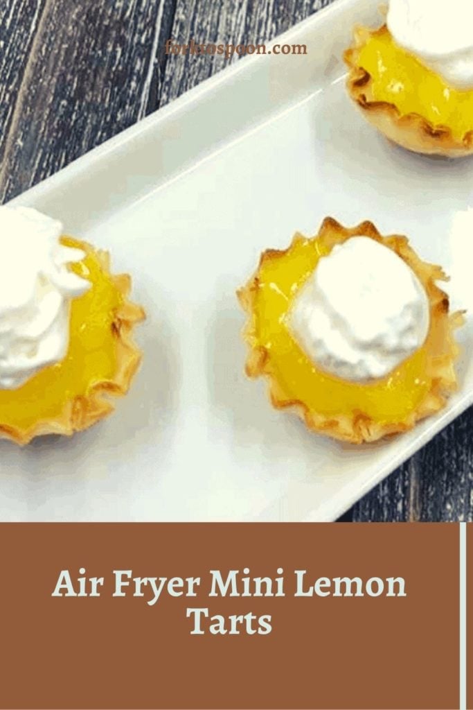 Air Fryer Mini Lemon Tarts