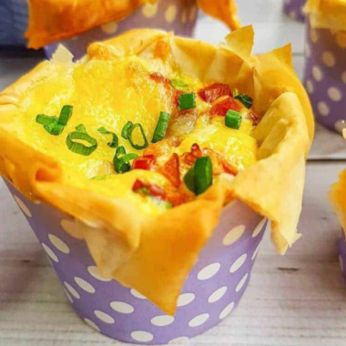 Air Fryer Mini Quiche Muffins