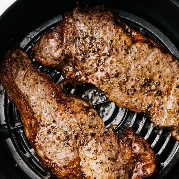 Air Fryer New York Strip Steak Fork To Spoon