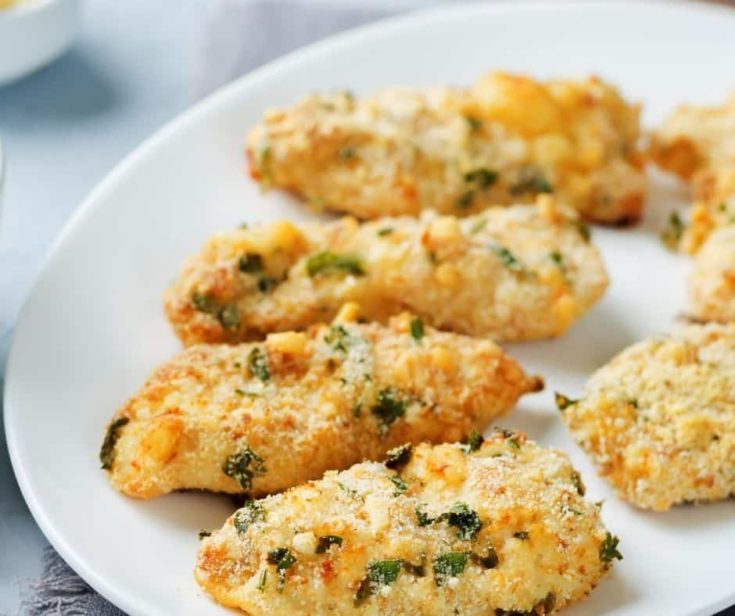 Air Fryer Parmesan Crusted Chicken