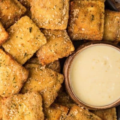 Air Fryer Alfredo Dip