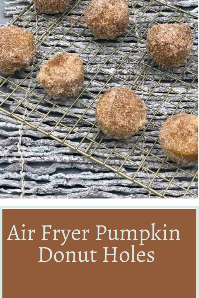 Air Fryer Pumpkin Donut Holes