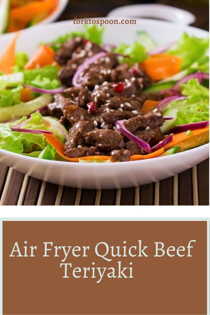Air Fryer Quick Beef Teriyaki