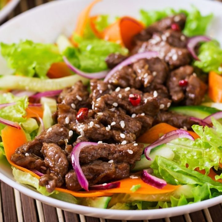 Air Fryer Quick Beef Teriyaki Fork To Spoon