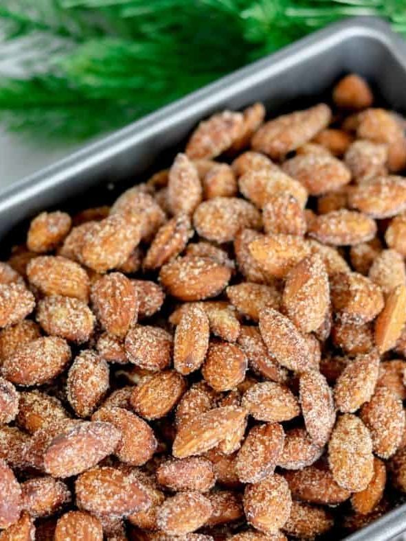 Air Fryer Honey Roasted Almonds Fork To Spoon