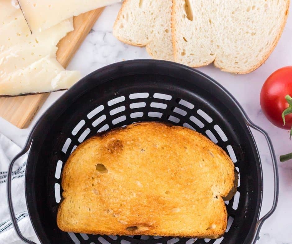 Air Fryer Spanish Manchego Grilled Cheese