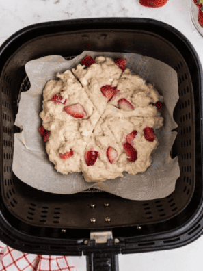 Air Fryer Strawberry Scones